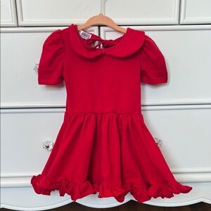 Little stocking co girlhood apple red twirl dress